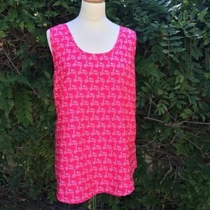 BANANA Republic Pink Scooter Vespa Tank Top Banana Republic Size Small